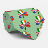 Noorse en Noorse vlag Stropdas (Opgerold)