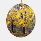 noorse esdoorn keramisch ornament (Links)