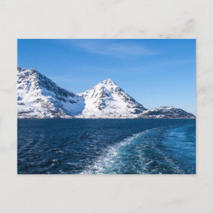 Noorse fjord briefkaart