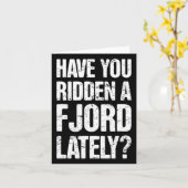 Noorse Fjord Horseback Riding Fjord Kaart (Gele Bloem)