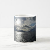 Noorse fjord in de winter koffiemok (Center)