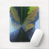 Noorse fjord nadert zonsondergang muismat (Met muis)