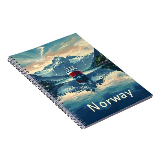 Noorse fjord notitieboek (Rechterzijde)