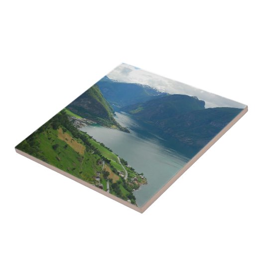 Noorse Fjord Tegeltje (Zijkant)