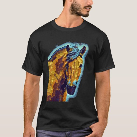 Noorse fjordpaard t-shirt (Voorkant)