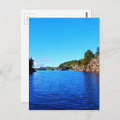 Noorse fjords briefkaart (Voorkant / Achterkant)