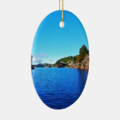 Noorse fjords keramisch ornament (Rechts)