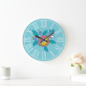 Noorse Folk Flowers Grote Klok (Huis)