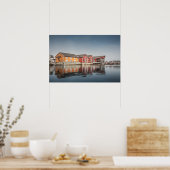 Noorse geverfde huizen poster (Keuken)