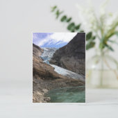 Noorse gletier briefkaart (Staand voorkant)