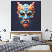 Noorse God Odin Canvas Afdruk (Insitu (Slaapkamer))