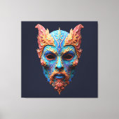 Noorse God Odin Canvas Afdruk (Voorkant)