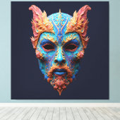 Noorse God Odin Canvas Afdruk (Insitu (Houten vloer))