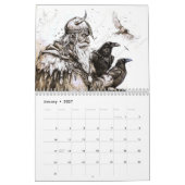 Noorse goden – schetsen van de Aesir Kalender (Jan 2027)
