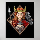 Noorse godin Freya Poster (Voorkant)