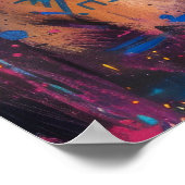 Noorse godin Freyja - Koningin van Valkyries Blond Poster (Hoek)