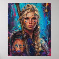 Noorse godin Freyja - Koningin van Valkyries Blond