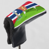 Noorse golfer golfheadcover (3/4 voorkant)