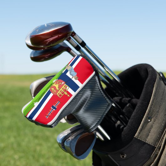 Noorse golfer golfheadcover (Insitu)