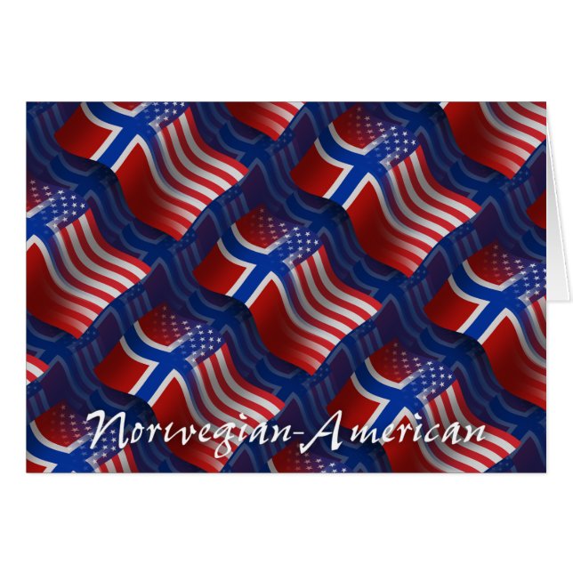 Noorse Golfvlag (Voorkant Horizontaal)