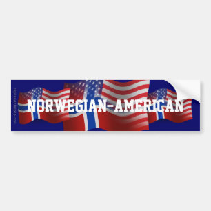 Noorse Golfvlag Bumpersticker