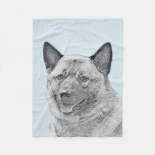 Noorse goudschilderingen - oorspronkelijke hondenk fleece deken