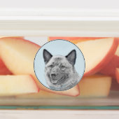 Noorse goudschilderingen - oorspronkelijke hondenk labels (Aangebracht)