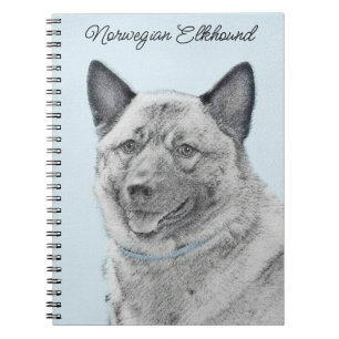Noorse goudschilderingen - oorspronkelijke hondenk notitieboek