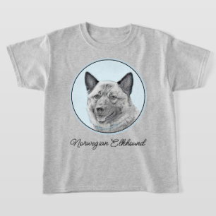 Noorse goudschilderingen - oorspronkelijke hondenk t-shirt