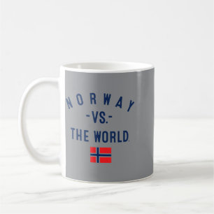 Noorse Grappige Spreuk Noorse Vlag Trots Noorwegen Koffiemok