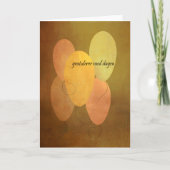 Noorse Happy Birthday met gele ballonnen Kaart (Voorkant)