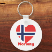 Noorse hartvlag sleutelhanger (Voorkant)