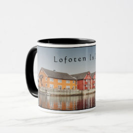 Noorse huizen Souvenir Mok