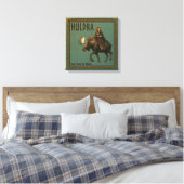 Noorse Huldra Bosvrouw Canvas Afdruk (Insitu (Slaapkamer))