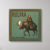 Noorse Huldra Bosvrouw Canvas Afdruk (Voorkant)