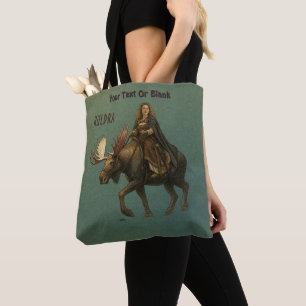 Noorse Huldra Bosvrouw Tote Bag
