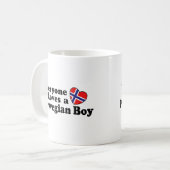 Noorse jongen koffiemok (Voorkant links)