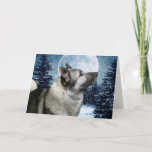 Noorse Kaart Elkhound<br><div class="desc">PAS HET AAN! met uw vakantiegroeten,  of verlofspatie voor het schrijven van uw persoonlijk bericht. Deze Noorse kaart Elkhound is een grote gift voor om het even welke minnaar Elkhound.</div>