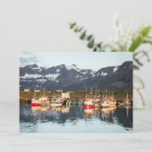 Noorse Kaart van Vissende boten (Staand voorkant)