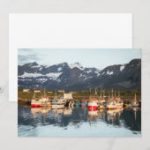 Noorse Kaart van Vissende boten (Voorkant / Achterkant)