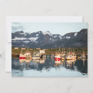 Noorse Kaart van Vissende boten