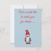 Noorse Kabouter met een Veenbessen-Sapcocktail in  Kaart (Achterkant)