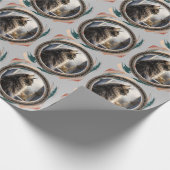 Noorse kat cadeaupapier (Hoek)