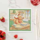 Noorse Kat Maakt Kerst Lefse, Servetten (Insitu)