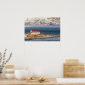 Noorse kerk Lofoten Poster (Keuken)