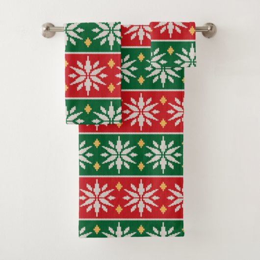 Noorse Kerst Brei Bad Handdoek (Insitu)