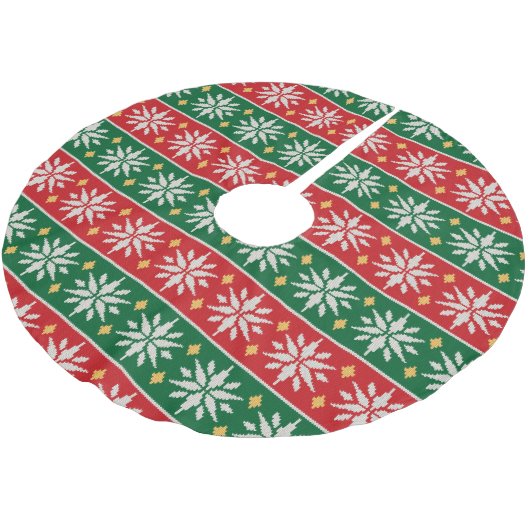 Noorse Kerst Brei Kerstboom Rok (Gekanteld)