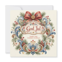 Noorse Kerst Rosemaling Foto