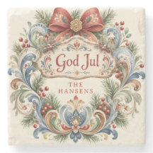 Noorse Kerst Rosemaling Foto