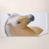 Noorse keukenhanddoek voor paardenkunst strandlaken (Voorkant)